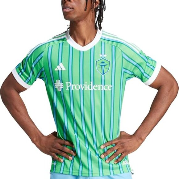 NWT Seattle Sounders FC 2024/25 Home Jersey Authentic Adidas MLS (HZ6188) - Picture 2 of 15